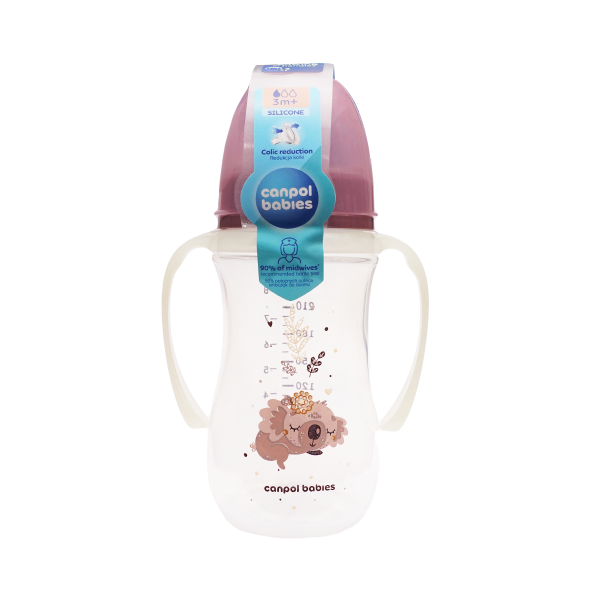 ბოთლი AC ვარდისფერი 240 მლ 1679 კანპოლი - Canpol