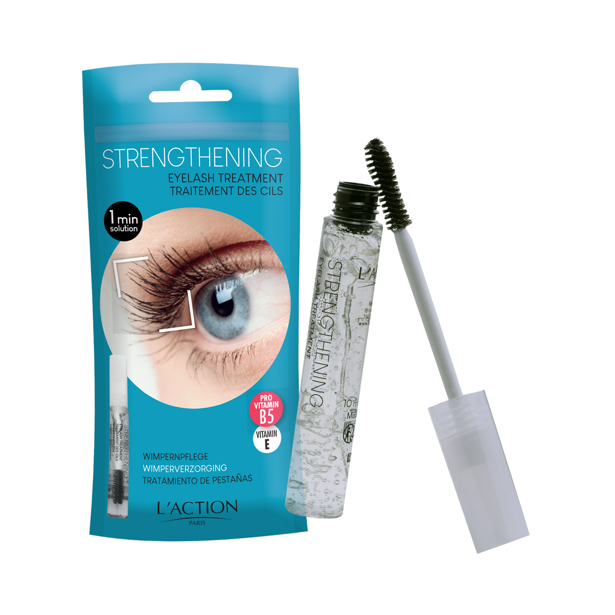 l'Action Paris - ლაქციონ პარიზი წამწამების გამჭვირვალე ტუში 1073