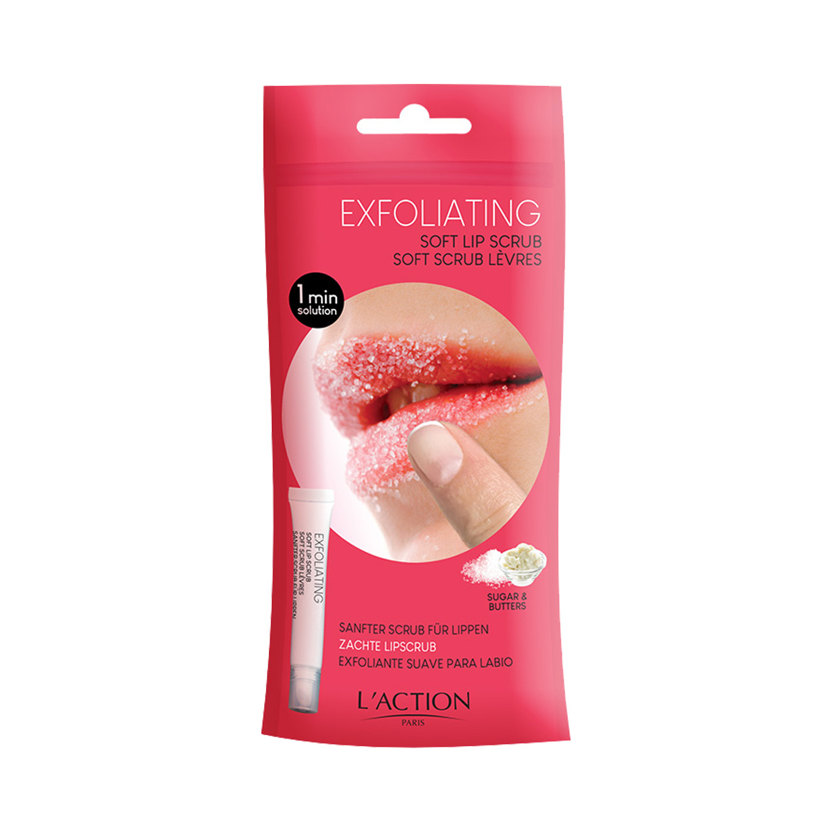 l'Action Paris - ლაქციონ პარიზი ტუჩის სკრაბი 1393