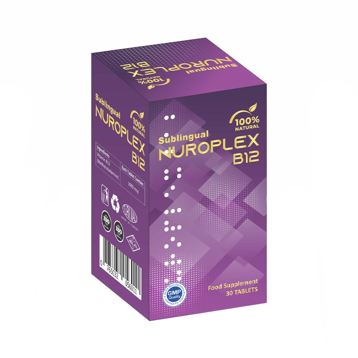 Nuroplex - ნუროპლექსი B12 30 ტაბლეტი