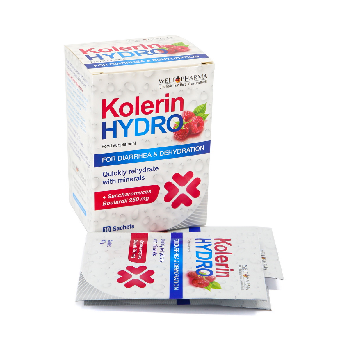 Kolerin Hydro - კოლერინ ჰიდრო 250მგ ჟოლო 10 პაკეტი 2