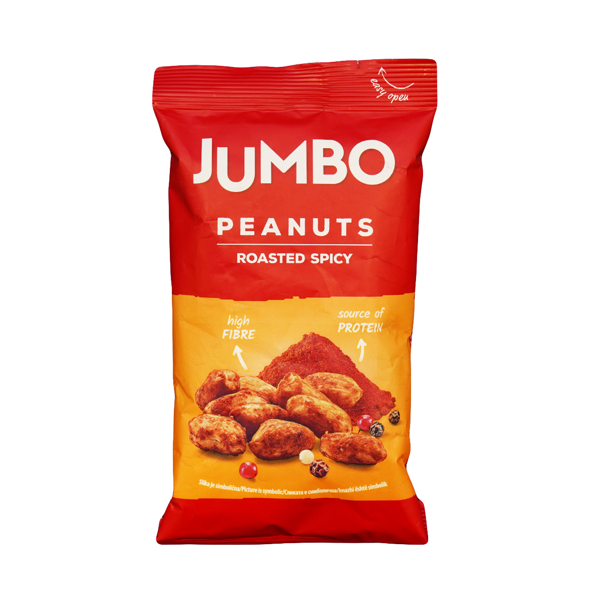 მოხალული არაქისი ცხარე 75 გ 1468 ჯამბო - Jumbo