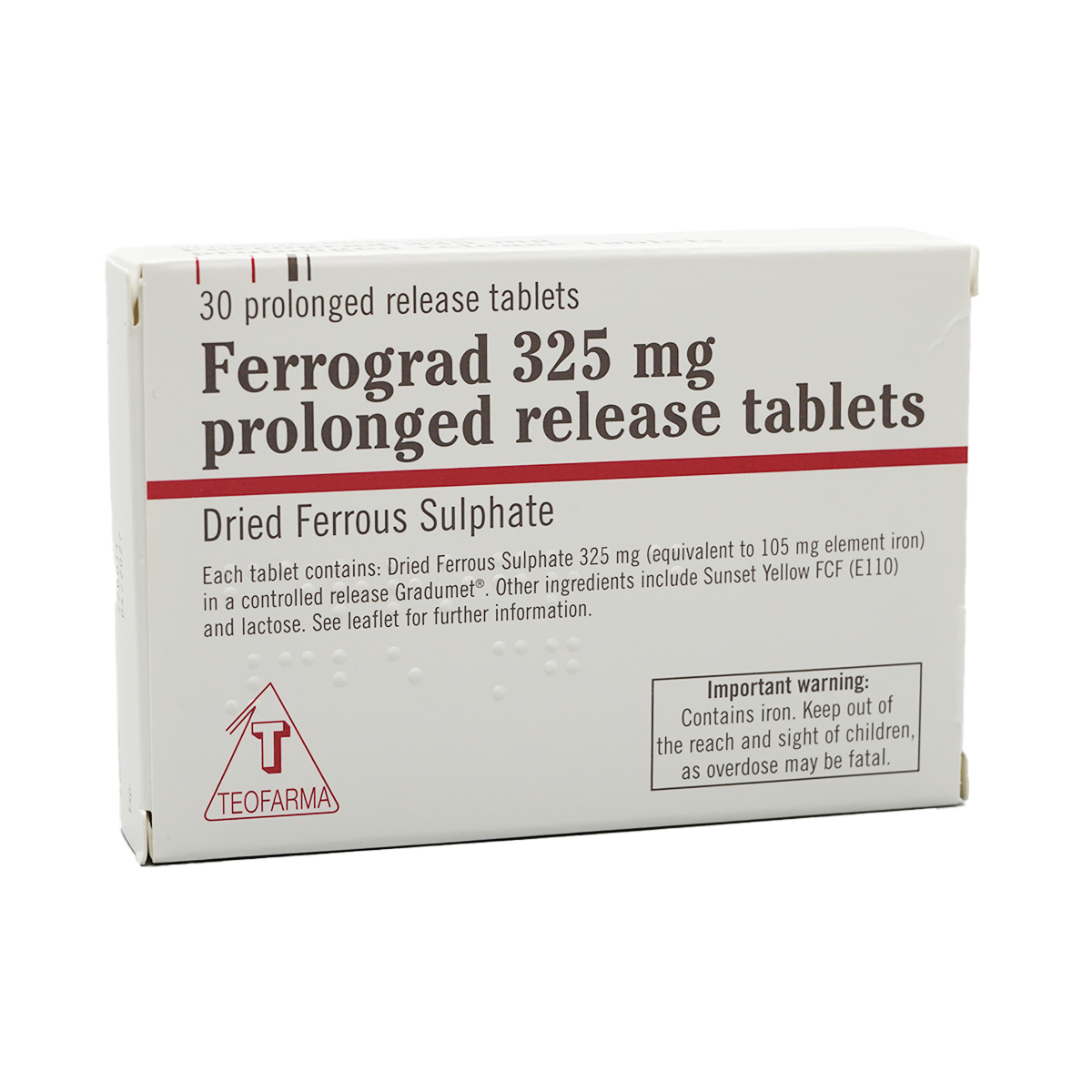 Ferrograd - ფეროგრადი 325მგ 30 ტაბლეტი