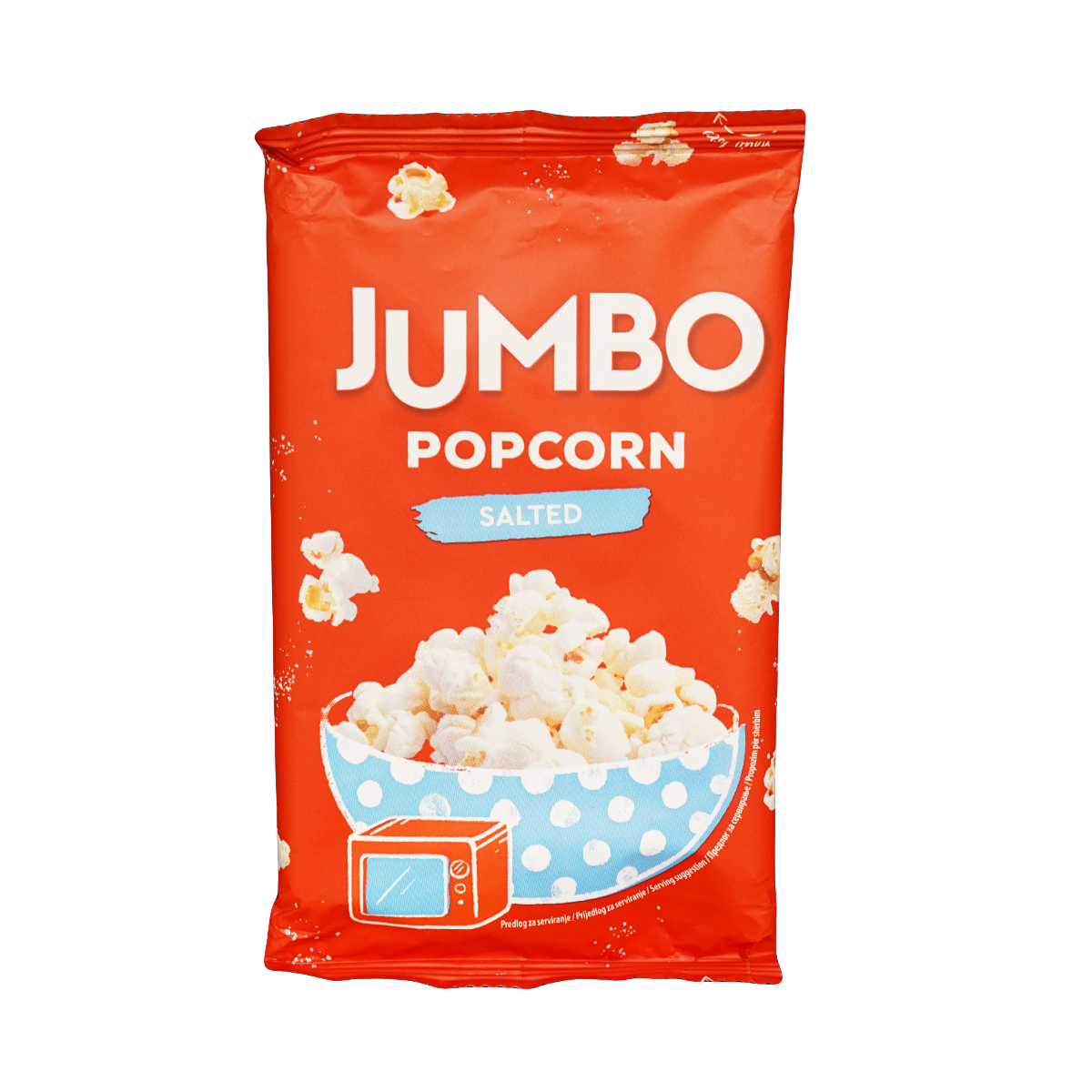 პოპკორნი მარილით100 გ 2083 ჯამბო - Jumbo