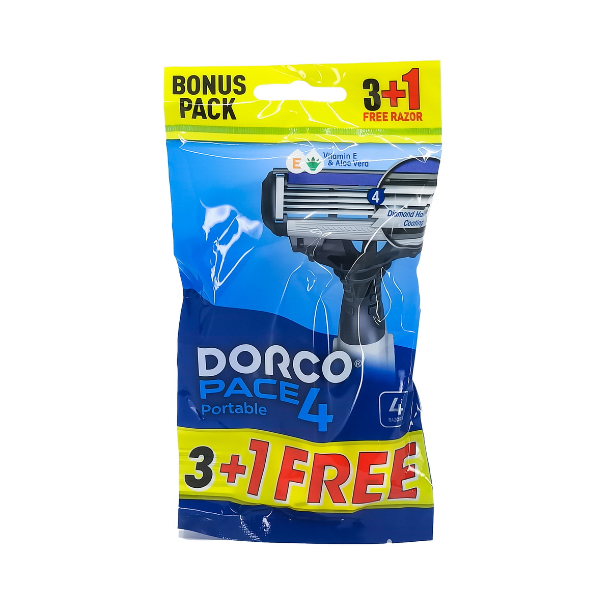 Dorco - დორკო ერთჯერადი საპარსი 4 პირი კაცის 3+1 ცალი 1261