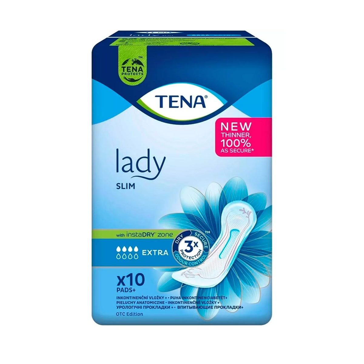 Tena - ტენა ლეიდი ექსტრა 10 ცალი 1404