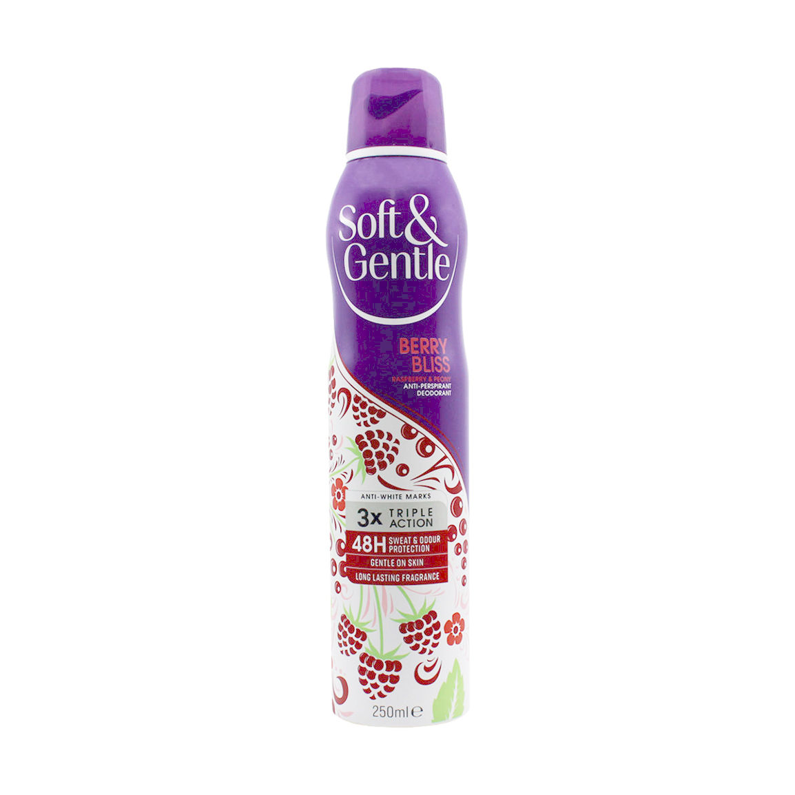 Soft & Gentle - სოფთ ენდ ჯენთელ დეოდორანტი სპრეი Berry 250 მლ 3107