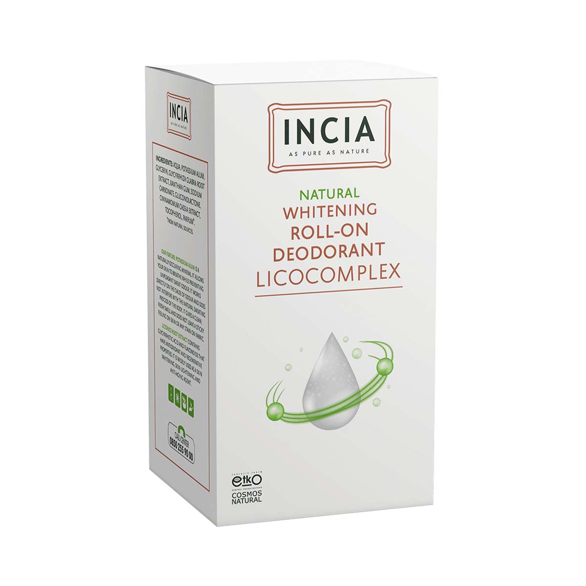 Incia - ინშია მათეთრებელი დეოდორანტი 50 მლ 0791 2