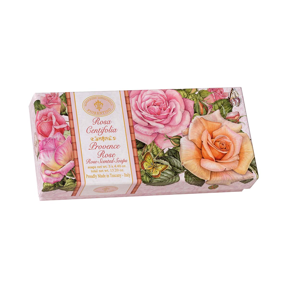 Fiorentino - ფიორენტინა საპონი ვარდი 125 გ 3 ცალი 4930