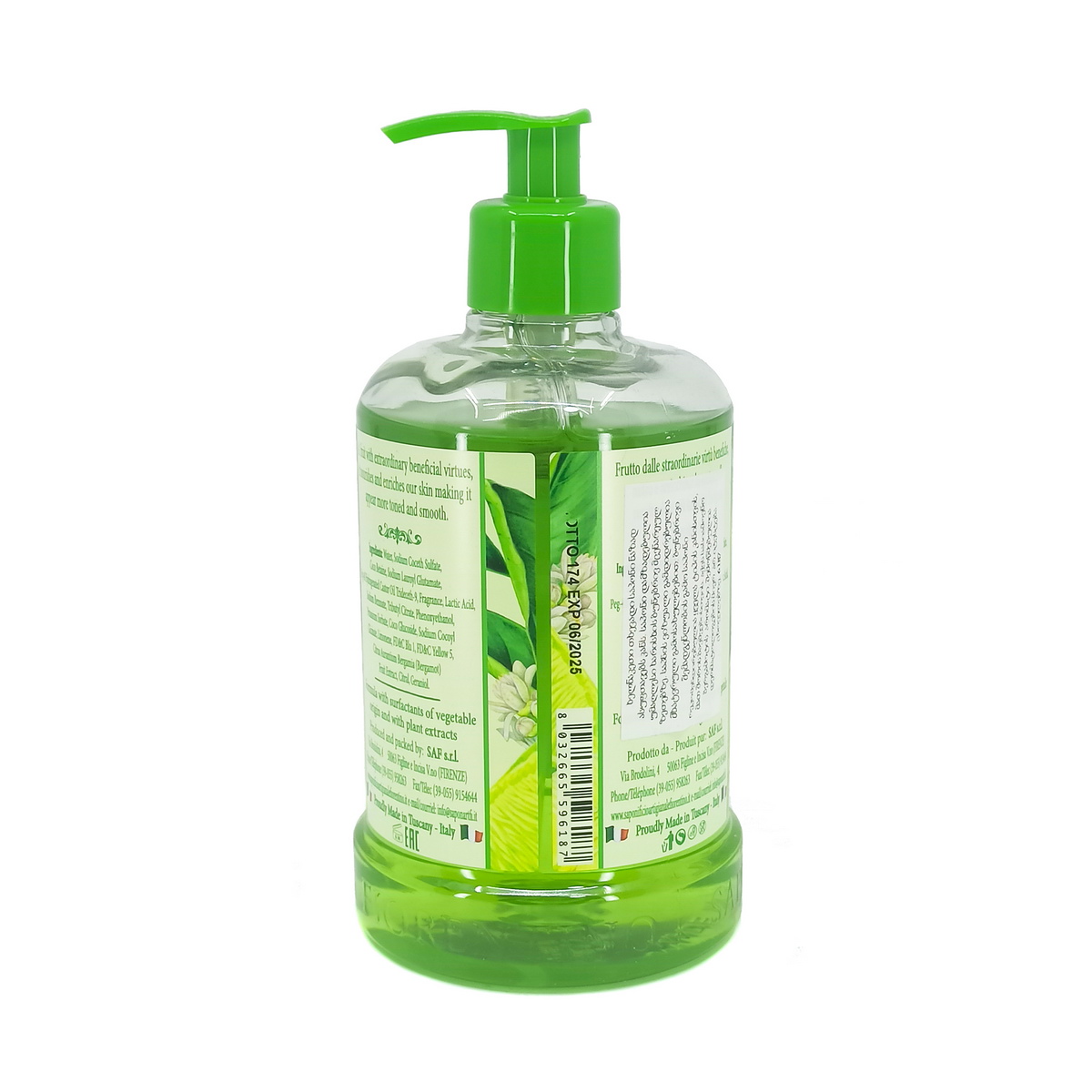 Fiorentino - ფიორენტინა თხევადი საპონი ბერგამოტი 500 გ 6187 2