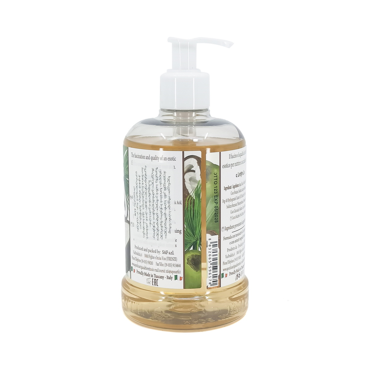 Fiorentino - ფიორენტინა თხევადი საპონი ქოქოსი 500 გ 6170 2