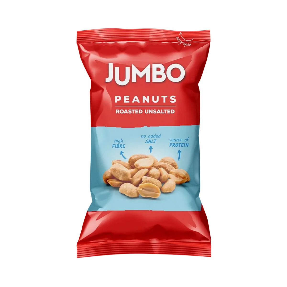 მოხალული არაქისი უმარილო 80 გ 2690 ჯამბო - Jumbo