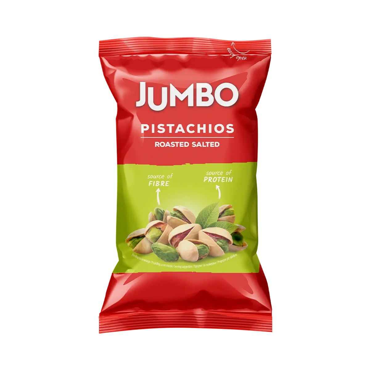 მოხალული ფისტა მარილით 150 გ 1277 ჯამბო - Jumbo