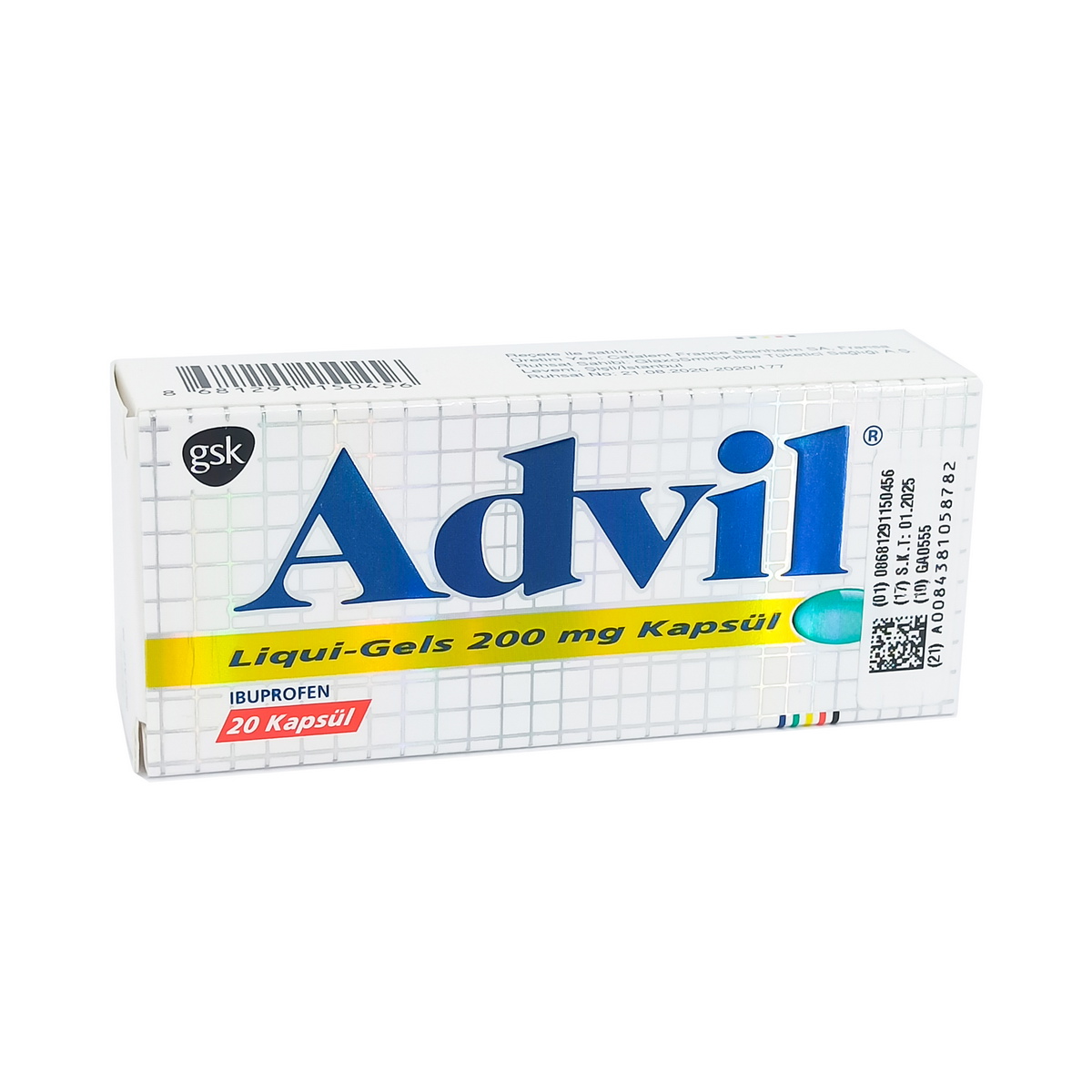Advil Liqui-Gel - ადვილ ლიქვი-გელი 200მგ 20 კაფსულა