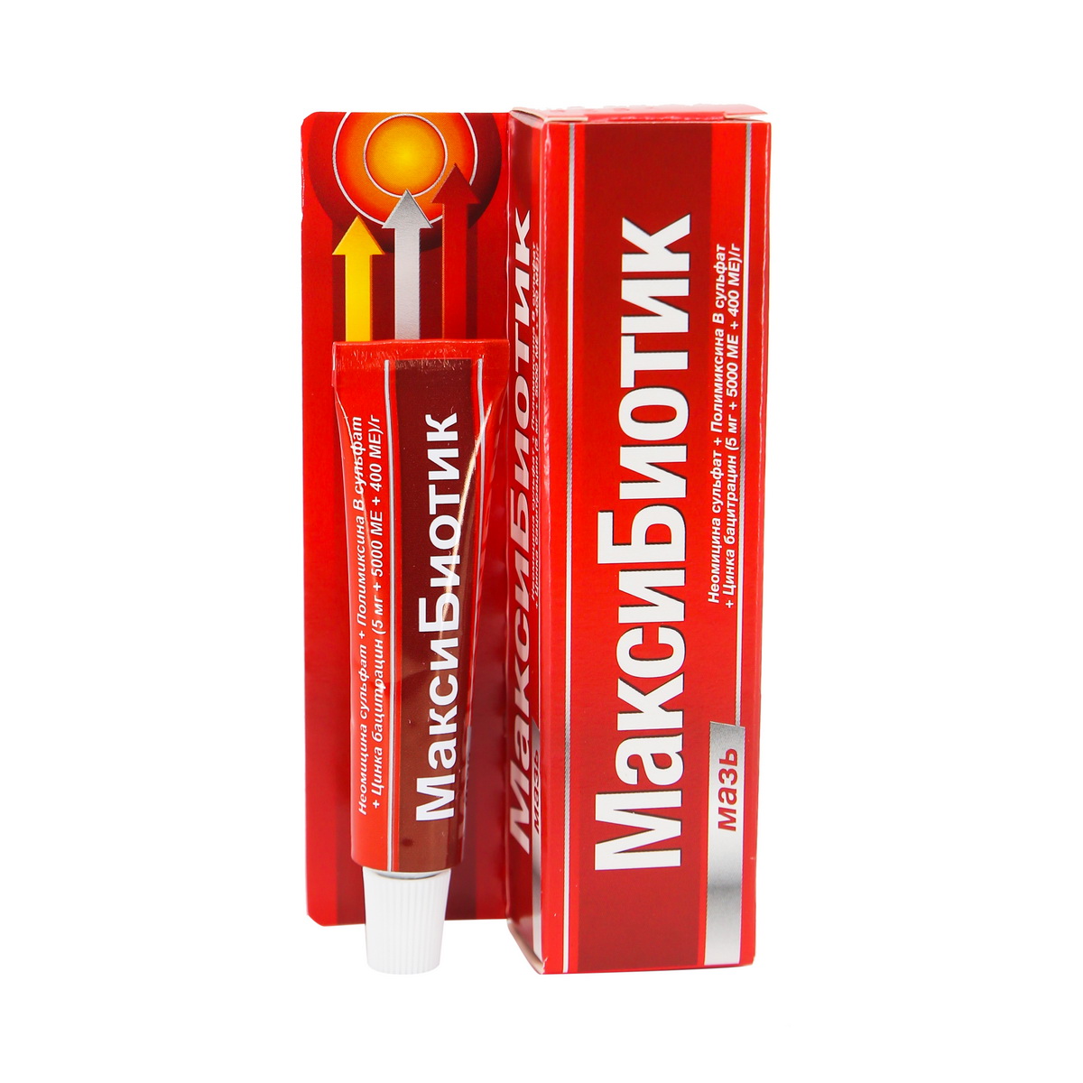 MaxiBiotic - მაქსიბიოტიკი მალამო 5გ. 2