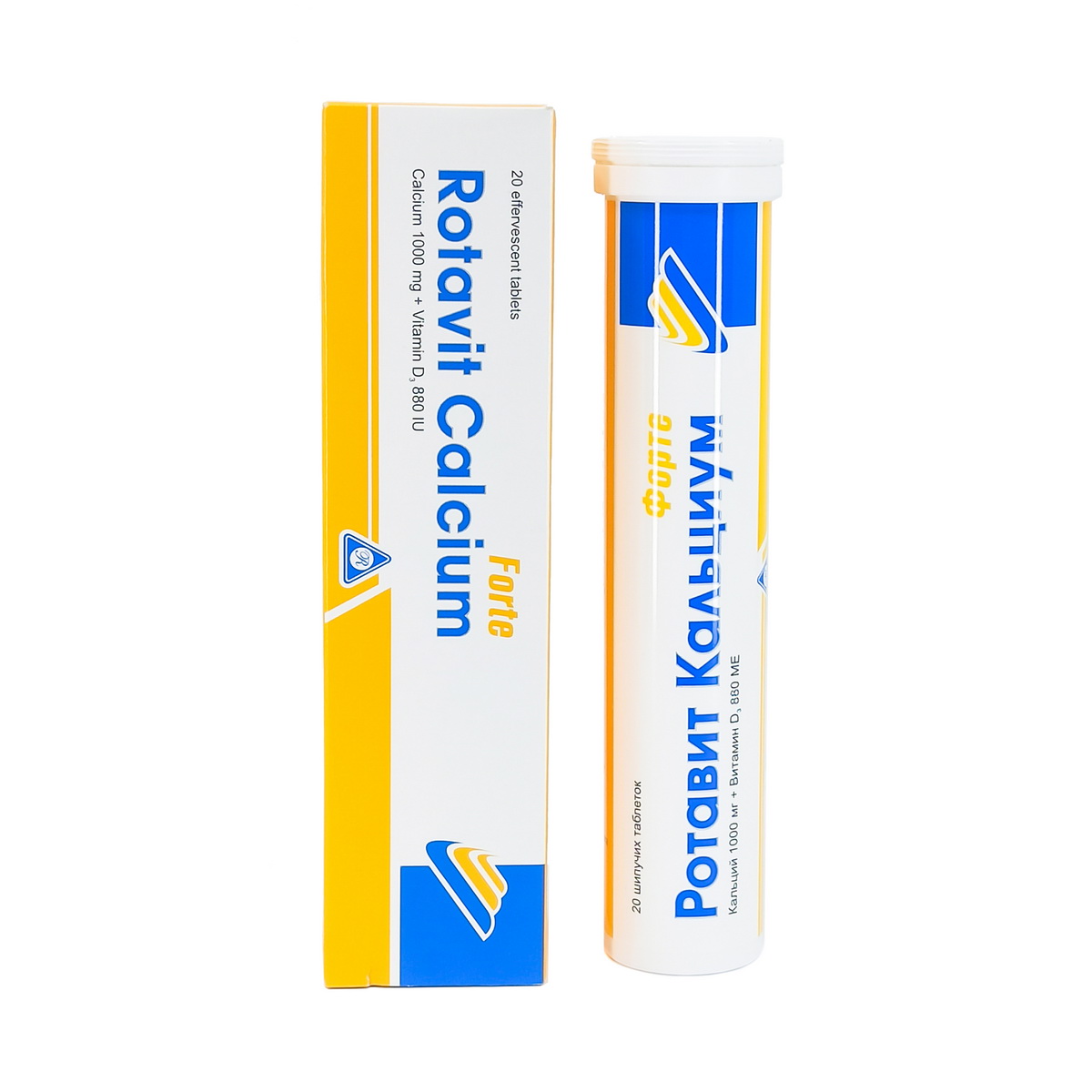 Rotavit Calcium Forte - როტავიტ კალციუმ ფორტე 20 შუშხუნა ტაბლეტი