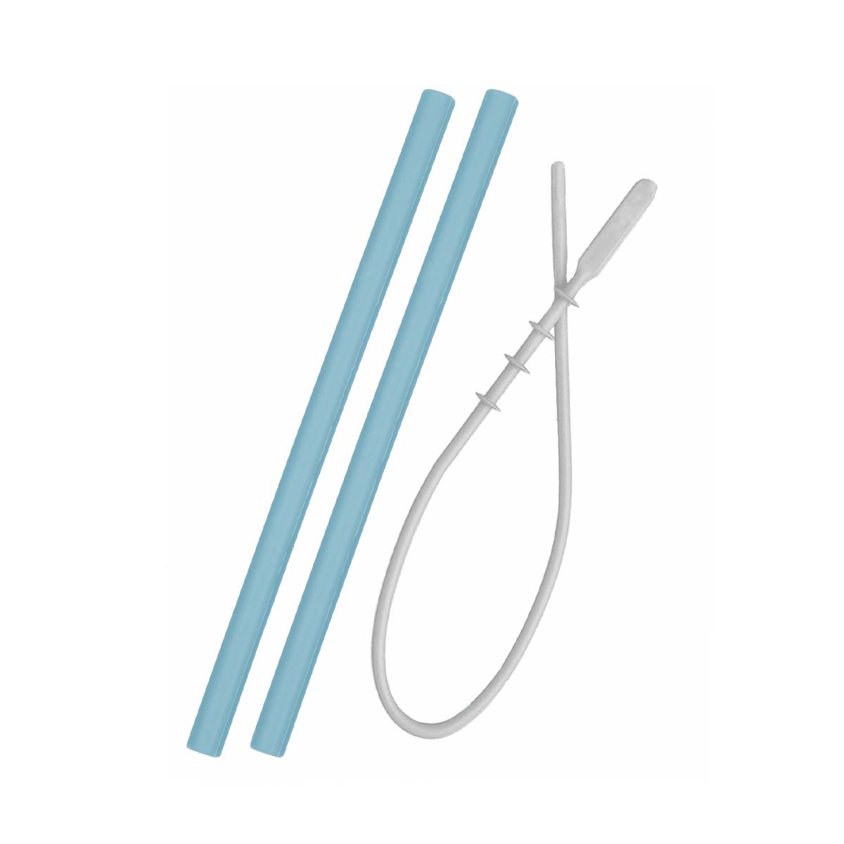 Minikoioi - მინიკოიოი საწრუპი 2 ცალი და ჯაგრისი ლურჯი 1451