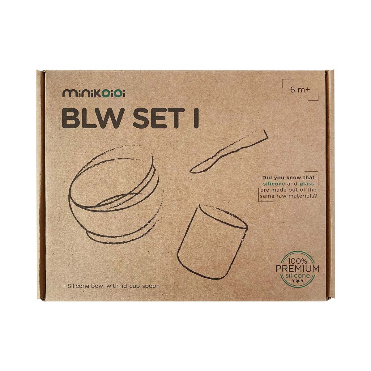 Minikoioi - მინიკოიოი სადილის ნაკრები Woody Brown N1 3332 2