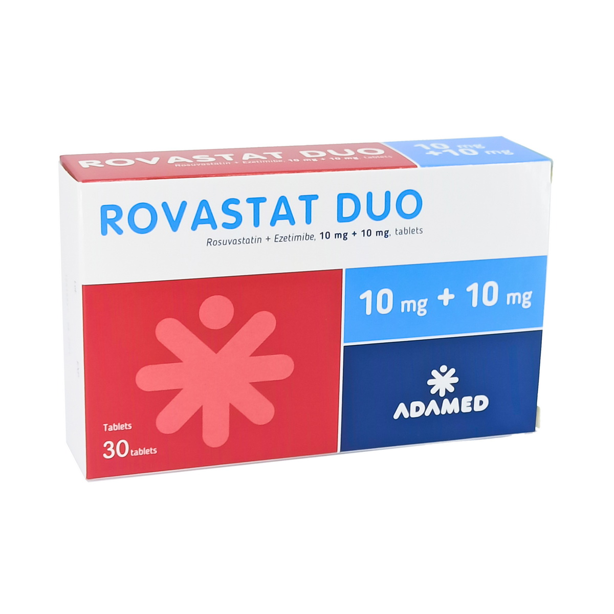 Rovastat - როვასტატი დუო 10/10მგ 30 ტაბლეტი