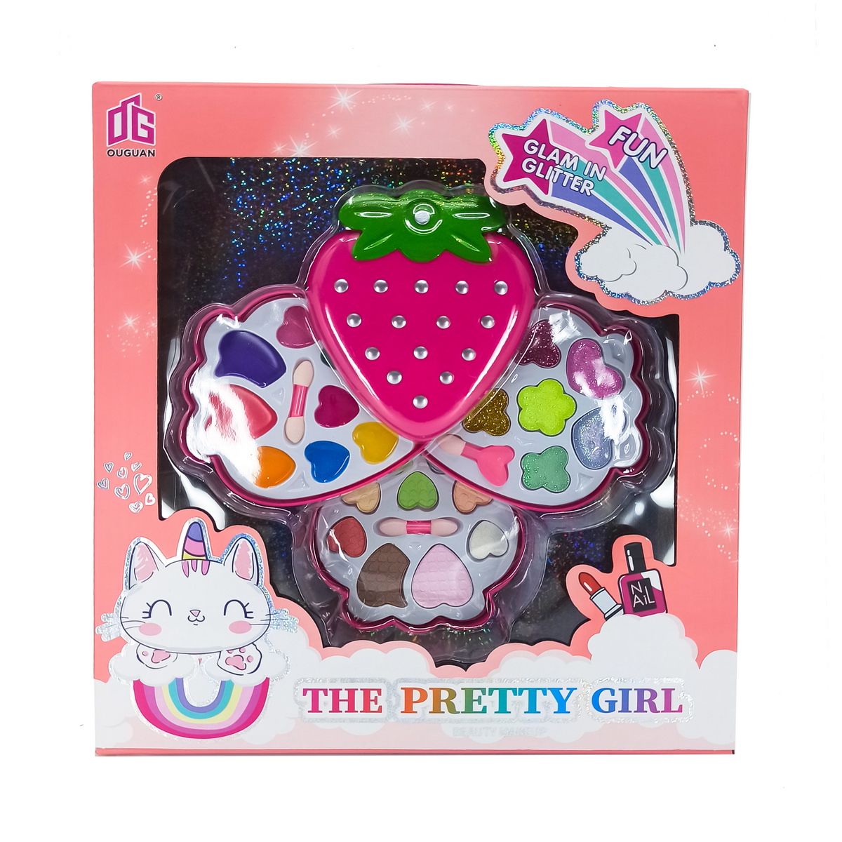 Jugavi - ჯუგავი კოსმეტიკის ნაკრები მარწყვი 1794