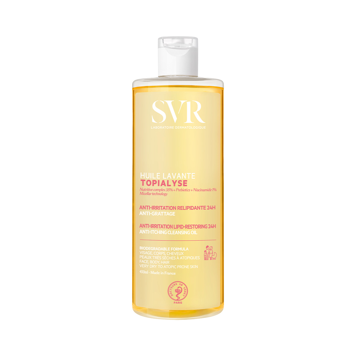 SVR - ესვიერი TOPIALYSE დასაბანი ზეთი 400 მლ 2108