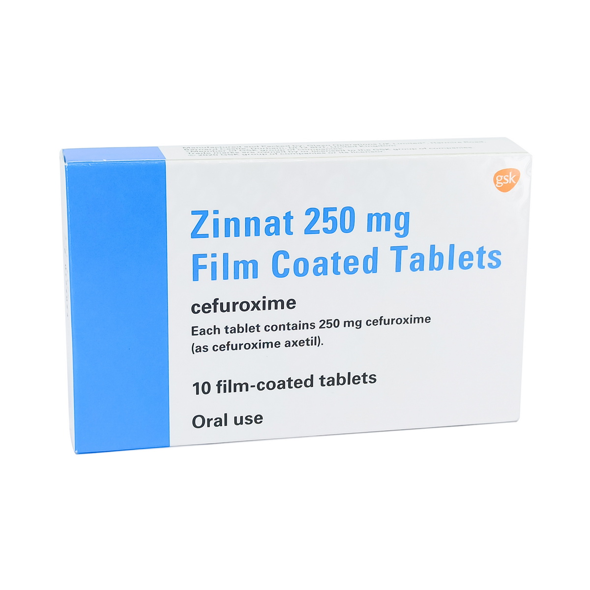 Zinnat - ზინატი 250მგ 10 ტაბლეტი