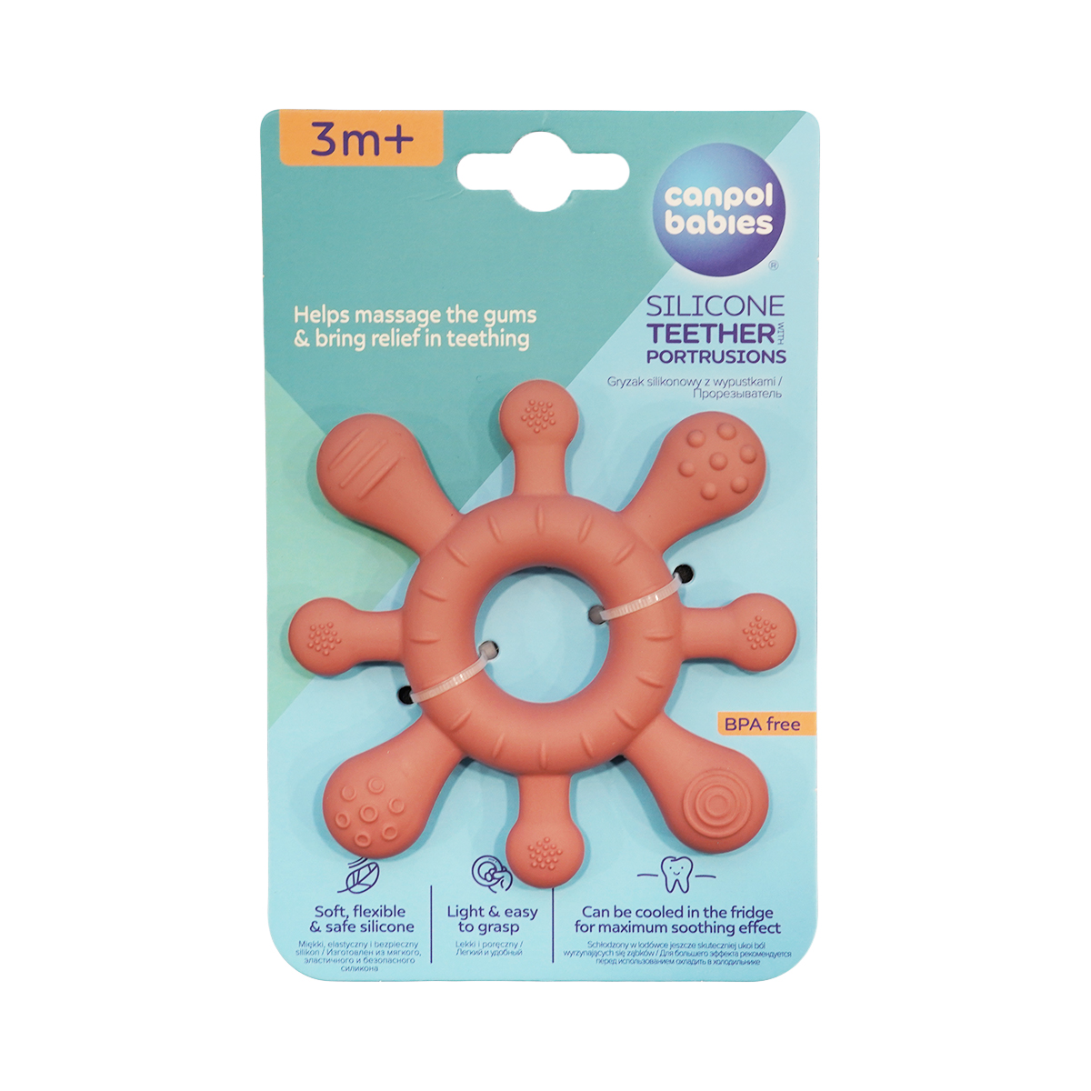 ღრძილების მასაჟორი სილიკონის ზღვის ვარსკვლავი 3339 კანპოლი - Canpol