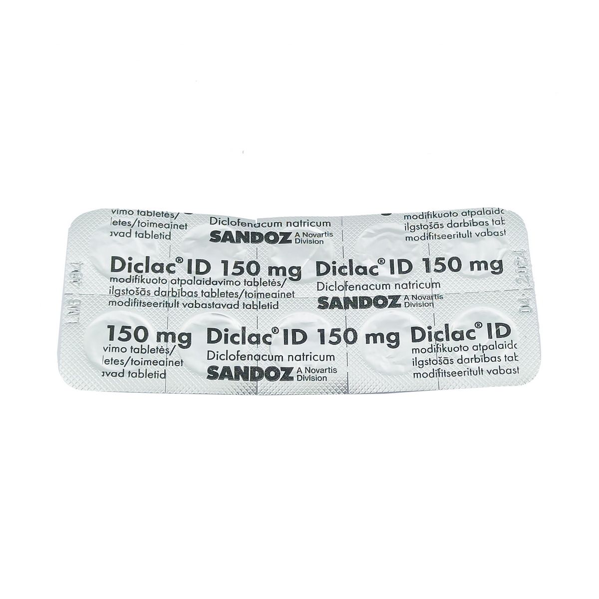 Diclac - დიკლაკი 150მგ 10 ტაბლეტი 2