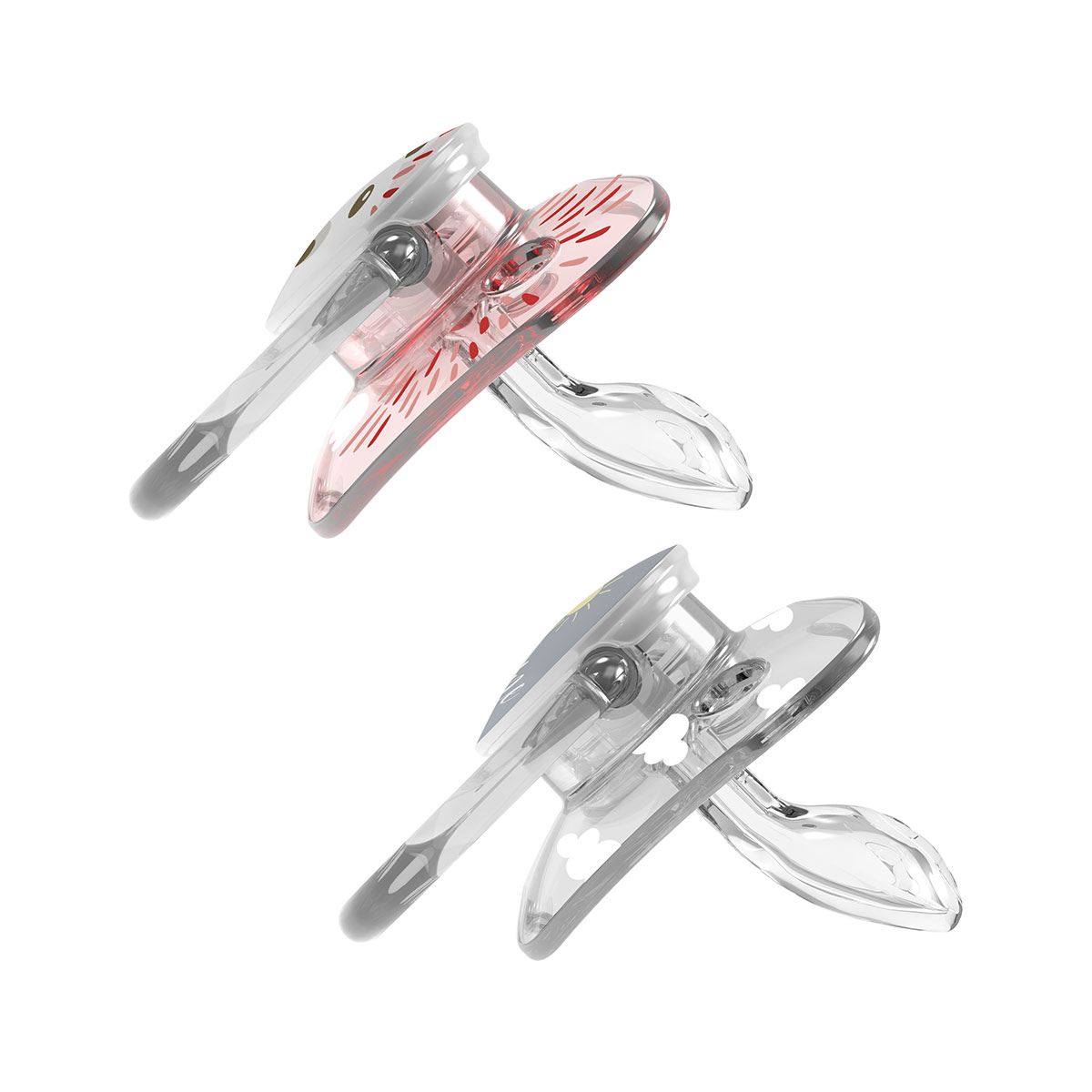 DrBrowns - დოქტორ ბრაუნი მატყუარა PreVent ვარდისფერი და ნაცრისფერი 2 ცალი 1190 3