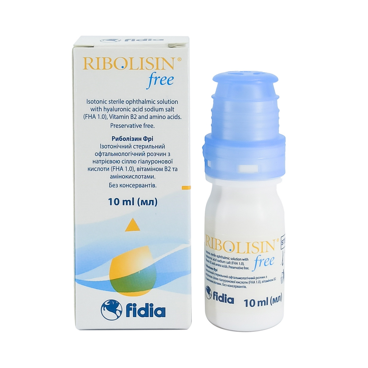 Ribolisin - რიბოლიზინი თვალის წვეთები 10მლ 2