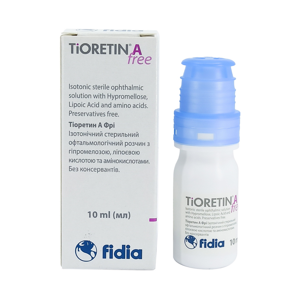 Tioretin A - თიორეტინ A თვალის წვეთები 10მლ