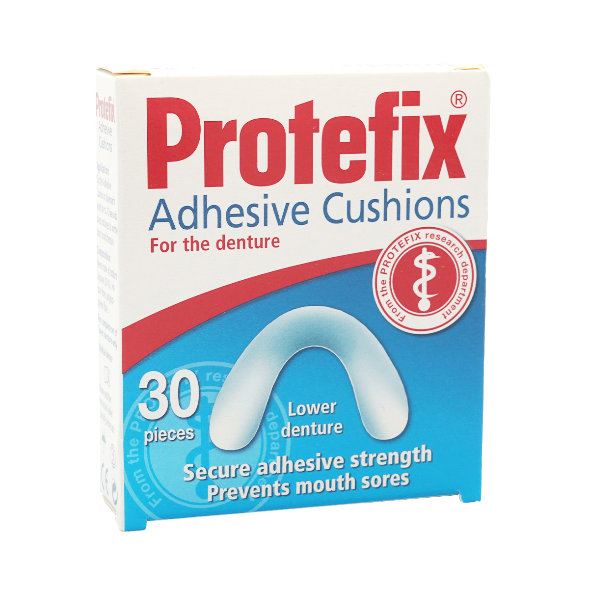 Protefix - პროტეფიქს წებოვანი საფენი ქვედა ყბის 30 ცალი