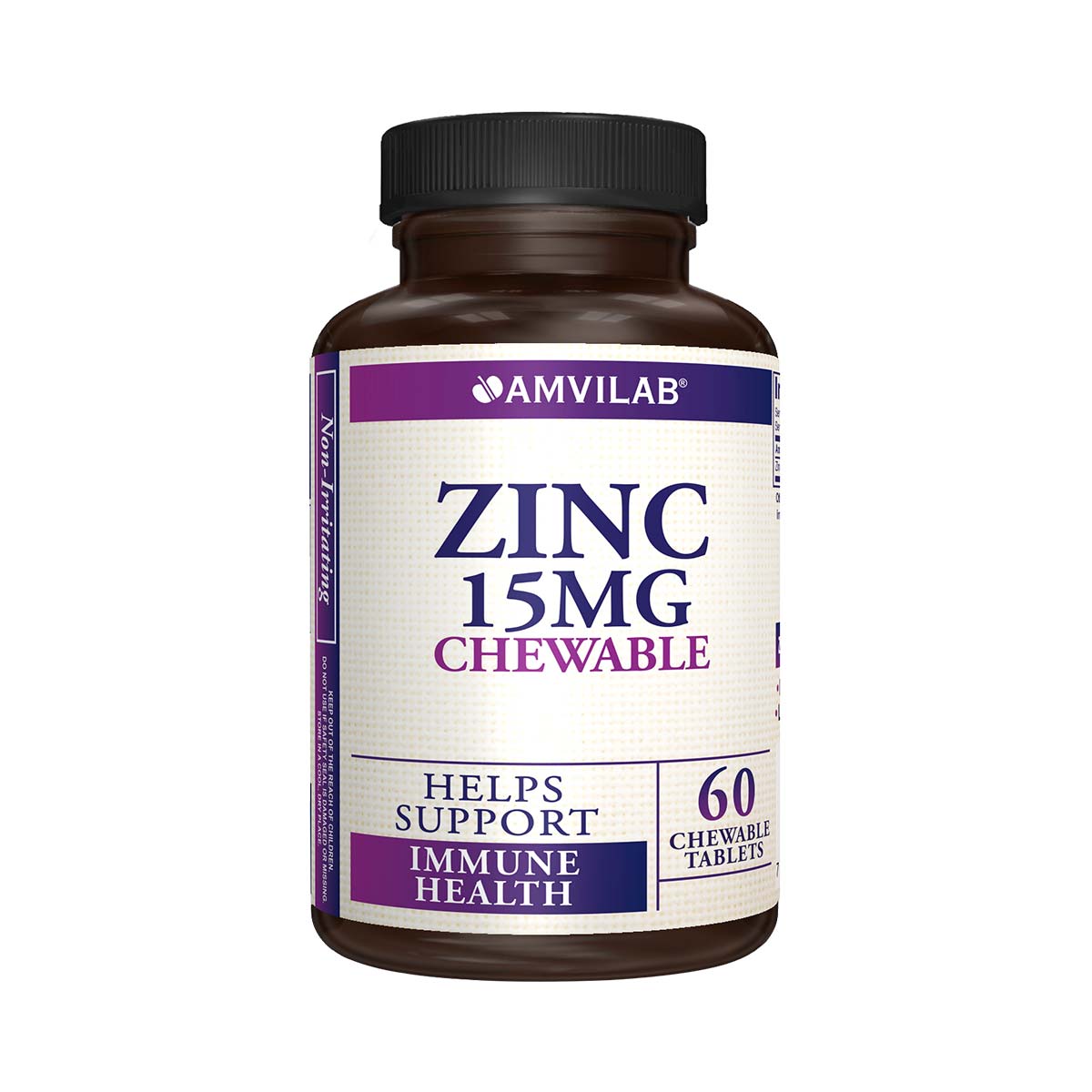 თუთია 15მგ საღეჭი 60 ტაბლეტი ამვილაბი - Amvilab