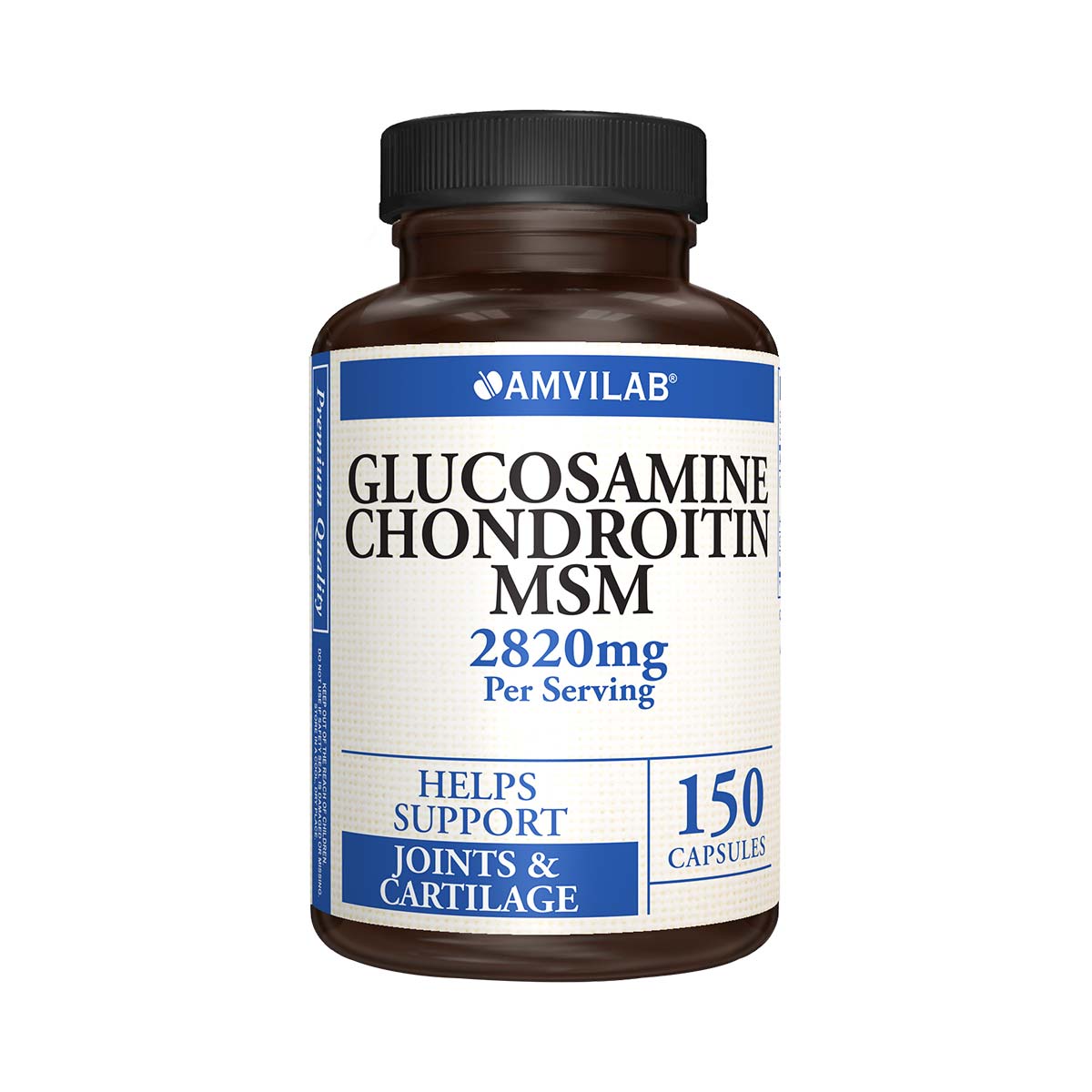 ქონდროიტინ გლუკოზამინი 150 ტაბლეტი ამვილაბი - Amvilab