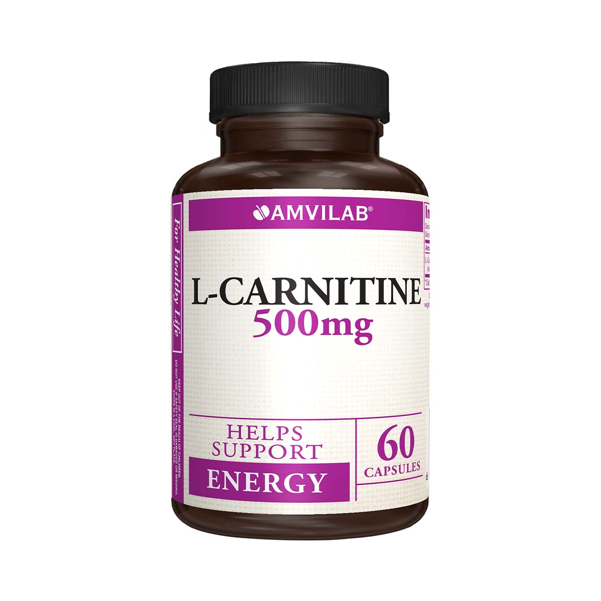 L კარნიტინი 60 კაფსულა ამვილაბი - Amvilab