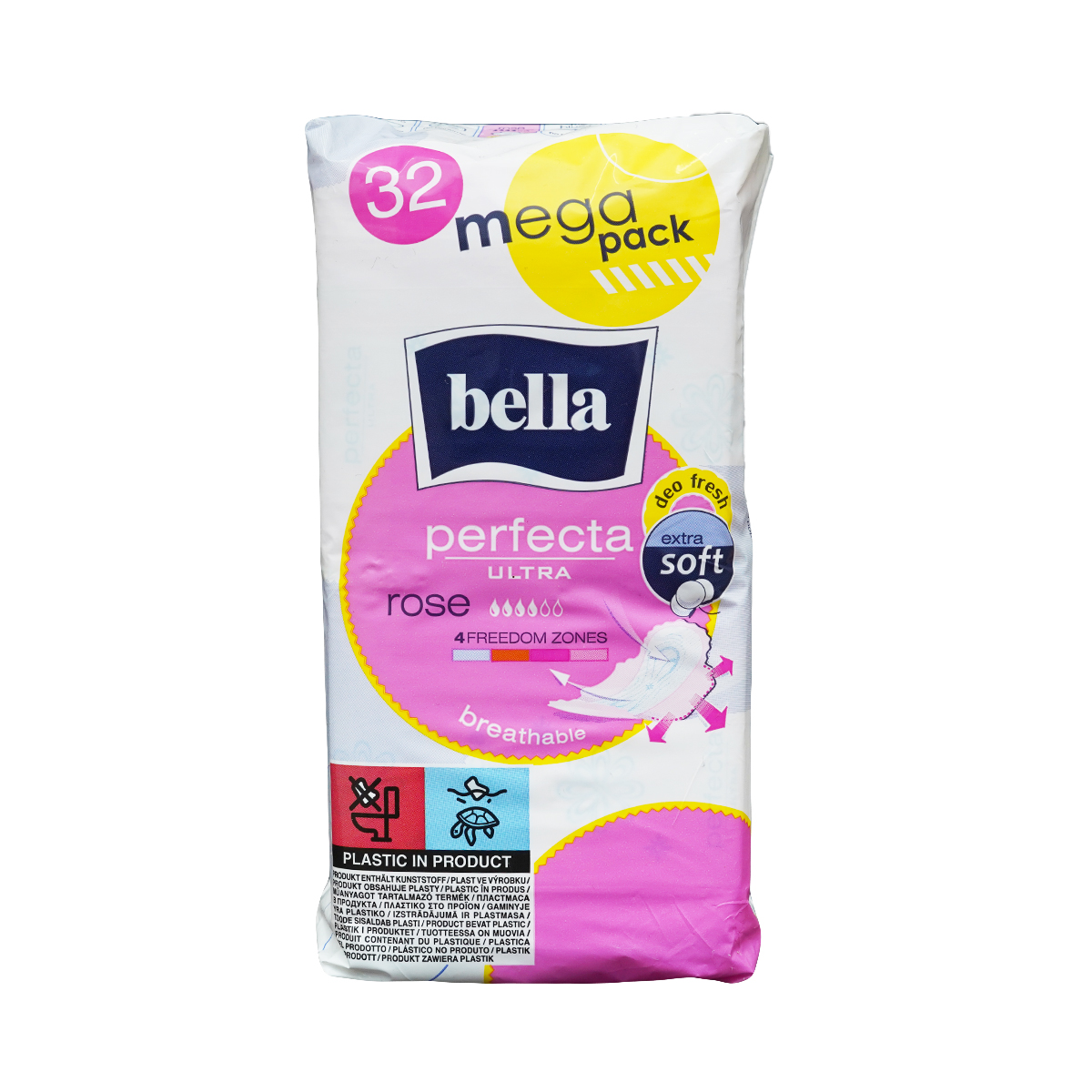 Bella - ბელა საფენი უქსოვადი მასალის ზედაპირით 4 წვეთი 32 ცალი 5321 2