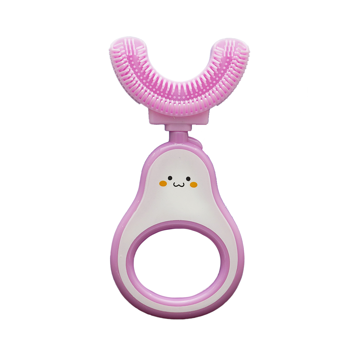 საბავშვო კბილის ჯაგრისი ავოკადო ვარდისფერი 3090 2