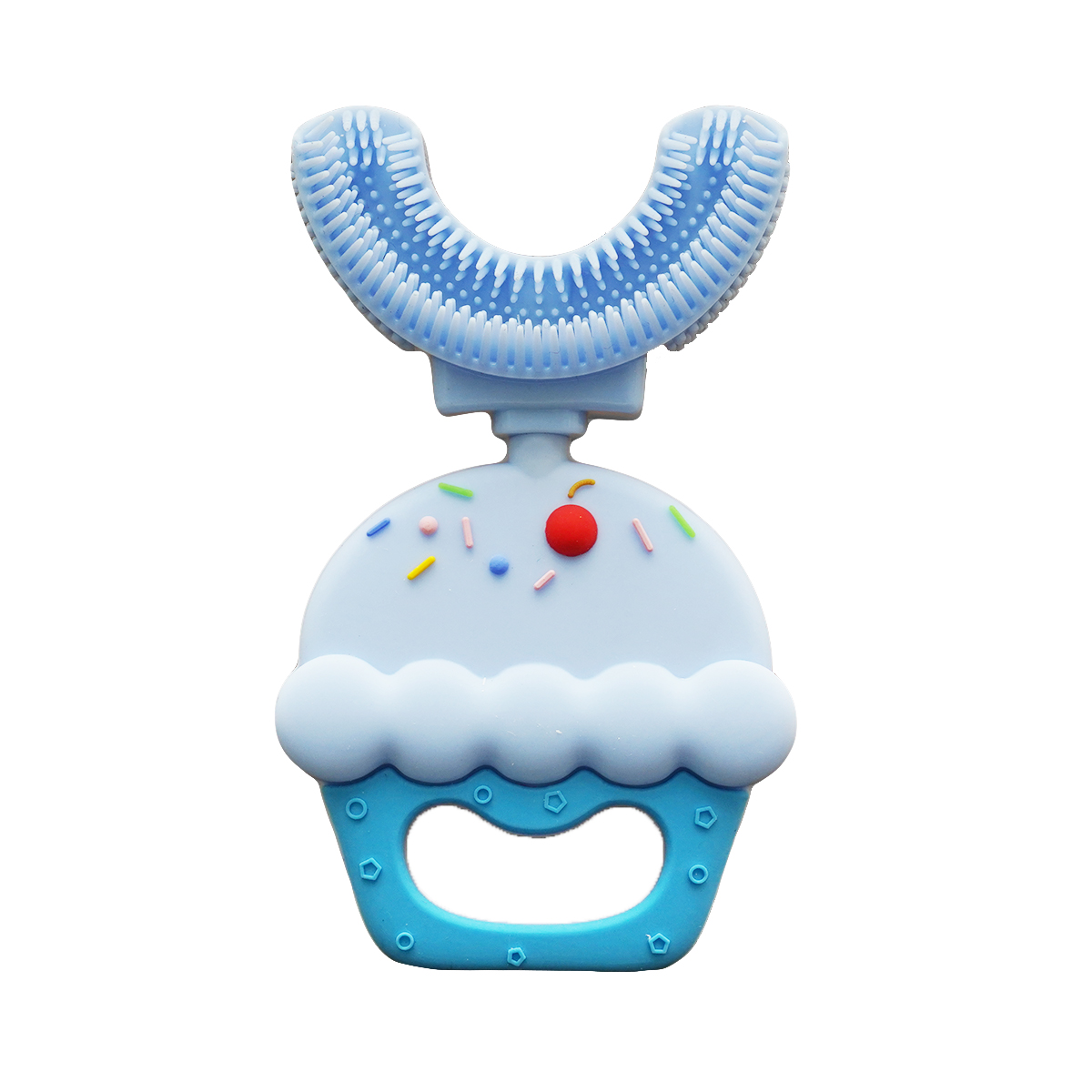 საბავშვო კბილის ჯაგრისი მაფინი ცისფერი 3094 2