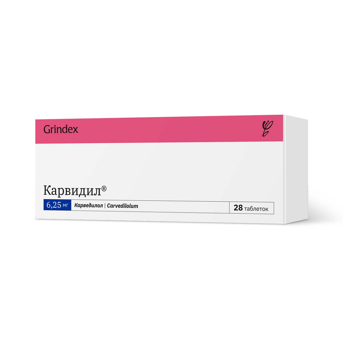 Carvidil - კარვიდილი 6,25მგ 28 ტაბლეტი
