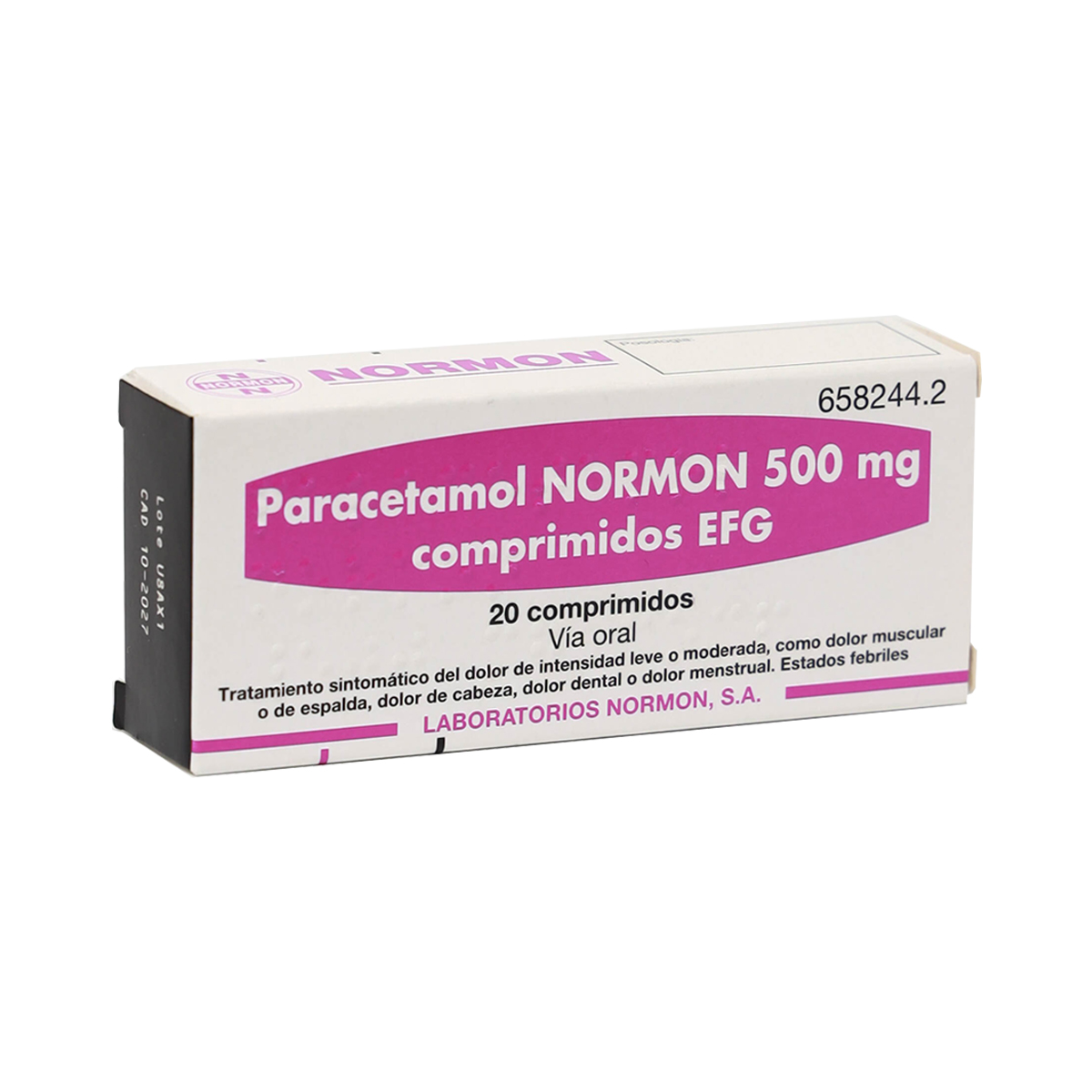 Paracetamol - პარაცეტამოლი 500მგ 20 ტაბლეტი