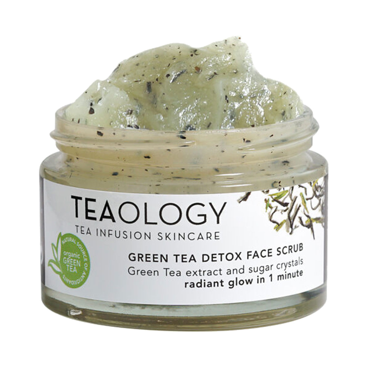 Teaology - თიოლოჯი Green Tea სახის სკრაბი 50 მლ 0049 2