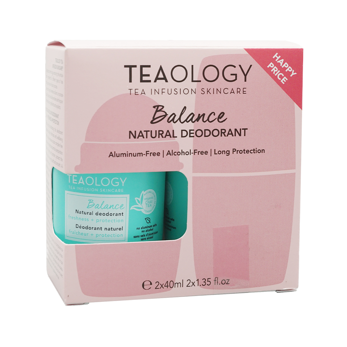 Teaology - თიოლოჯი Yoga დეოდორანტი DUO 40 მლ 2760