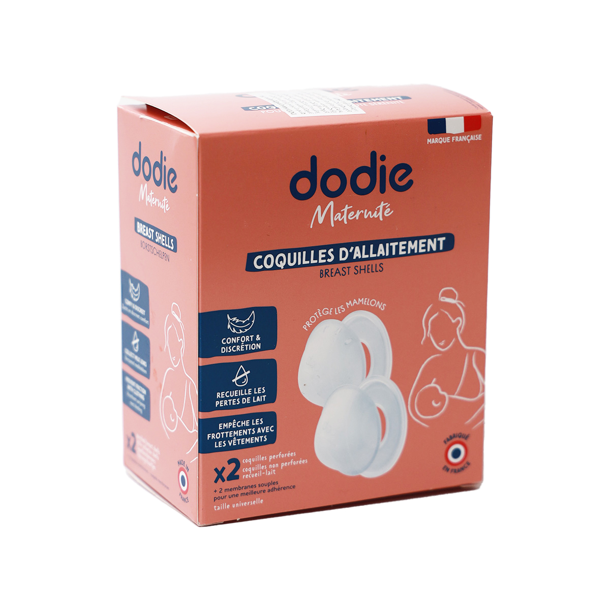 Dodie - დოძიე მკერდის დამცავი რძის კონტეინერი 4 ცალი 6477