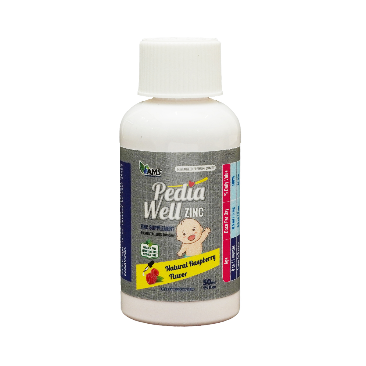 Pedia Well - პედია ველი თუთია წვეთები 50მლ 2