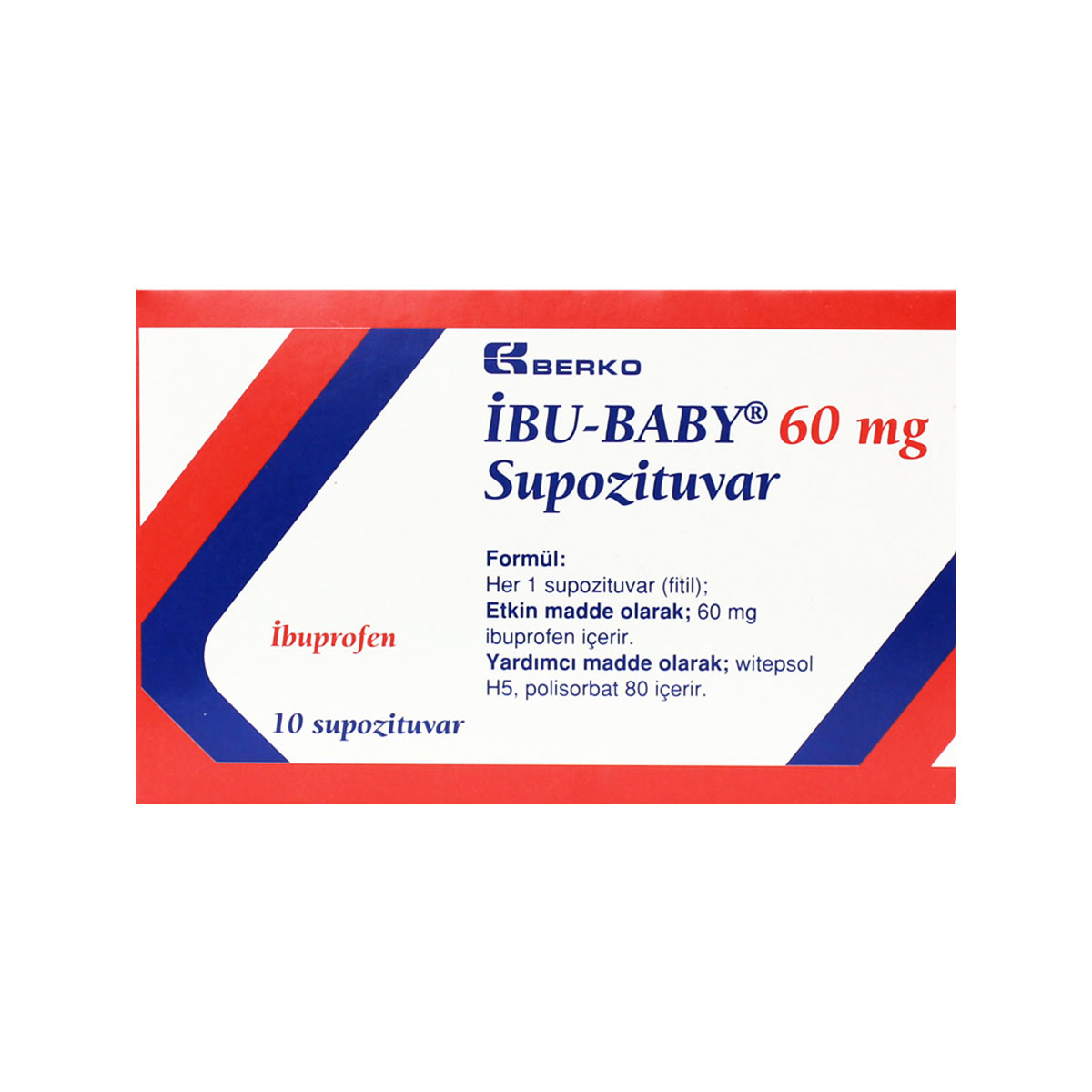 Ibu-Baby - იბუ-ბეიბი 60მგ 10 სუპოზიტორია 2