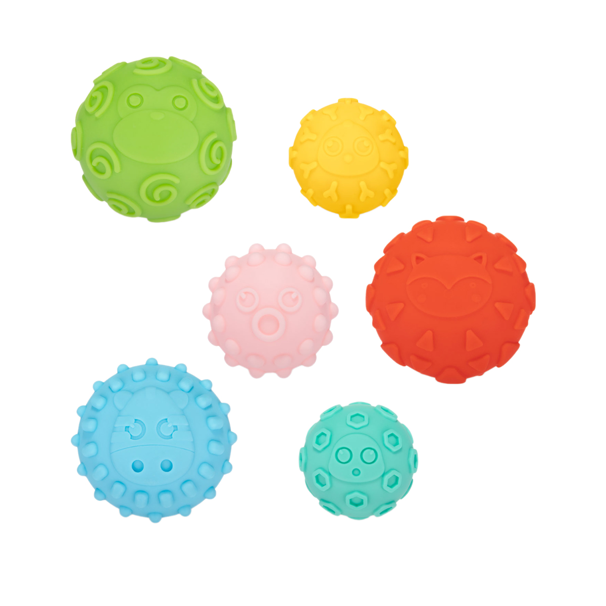 Canpol - კანპოლი რბილი სენსორული მოტორიკის ბურთები 6 ცალი 79/402 4