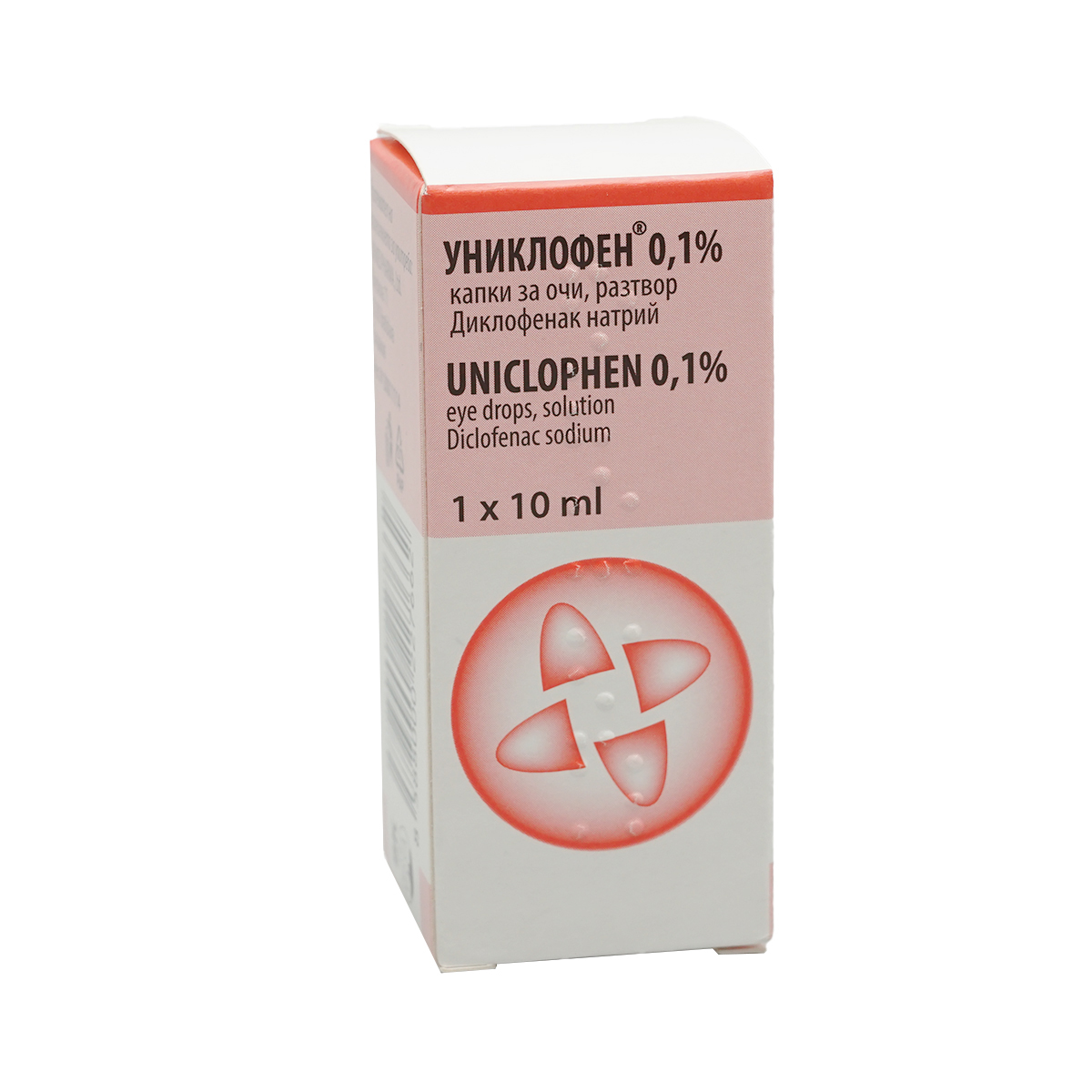 Uniclophen - უნიკლოფენი თვალის წვეთები 0.1% 10მლ