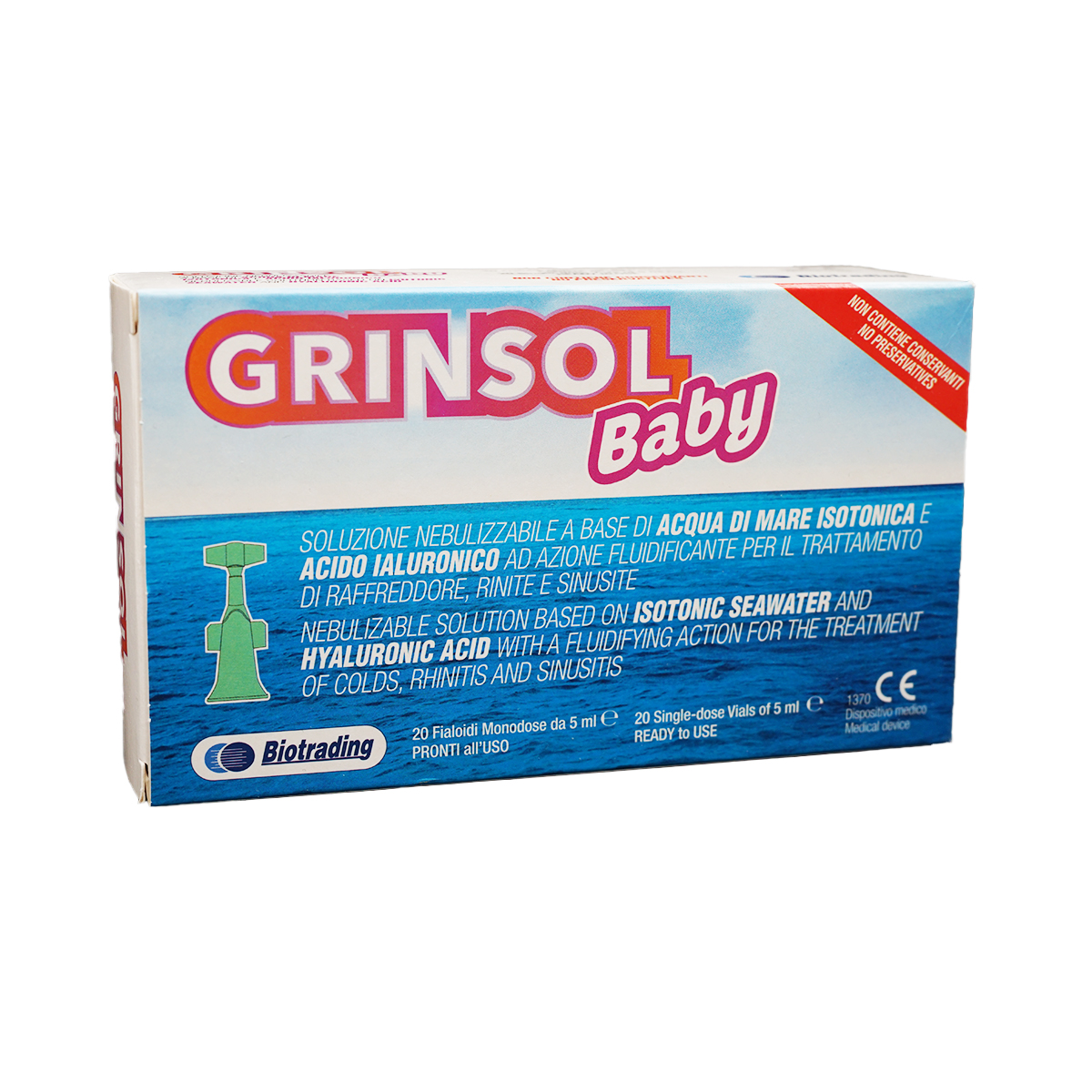 Grinsol Baby - გრინსოლი ბეიბი 5მლ 20 ფლაკონი