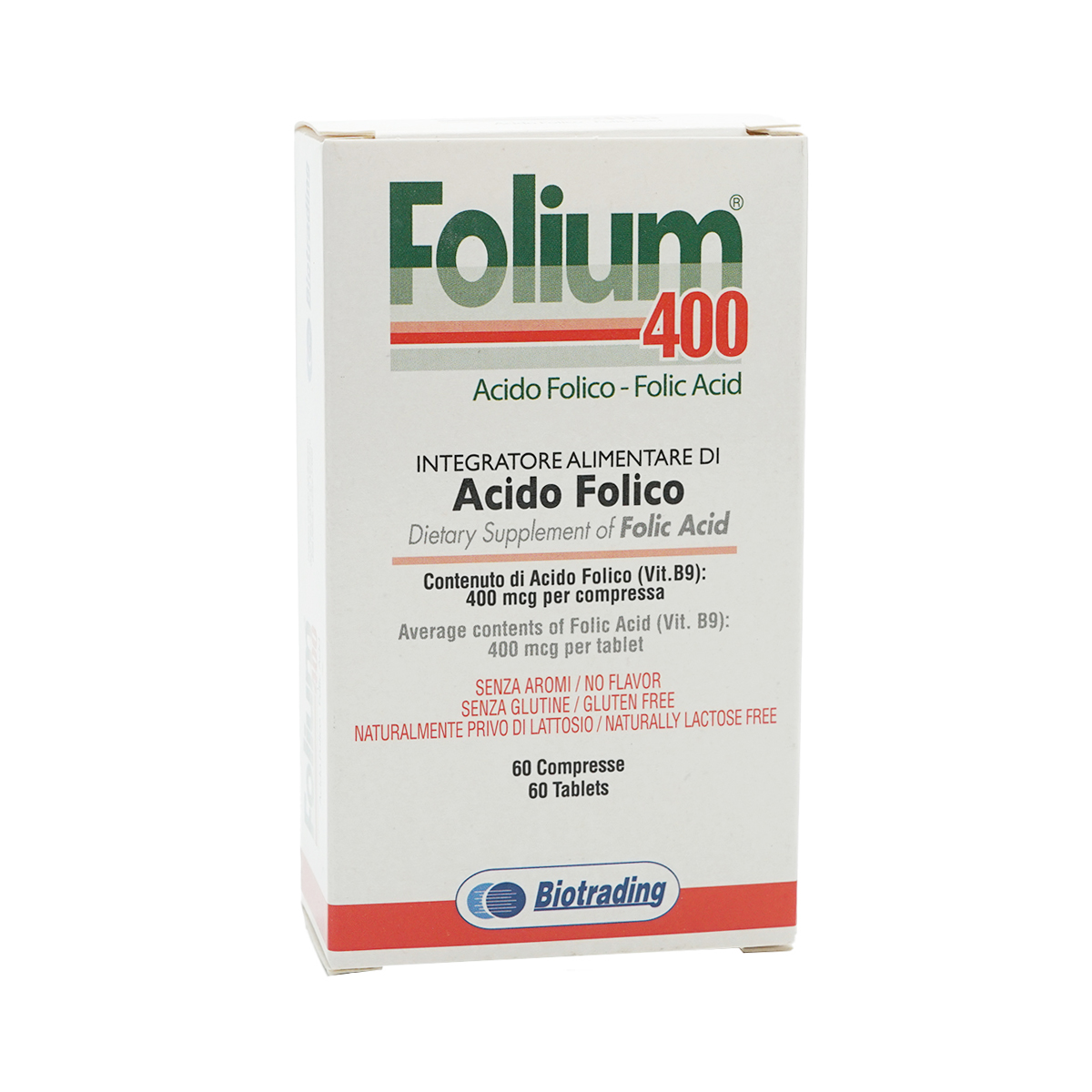 Folium - ფოლიუმი 400მკგ 60 ტაბლეტი
