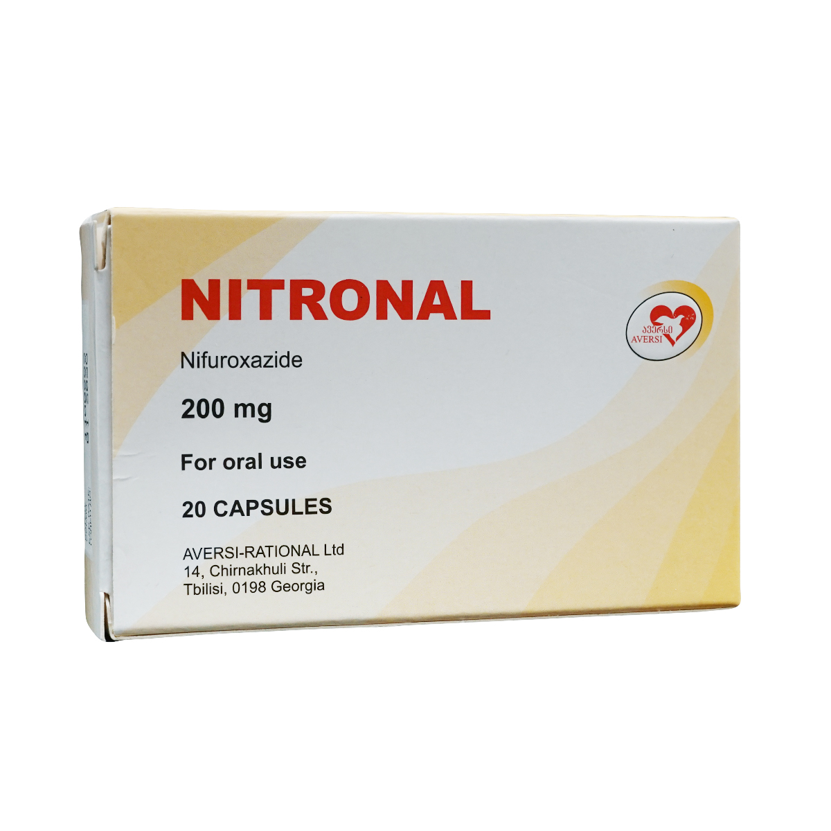 Nitronal - ნიტრონალი 200მგ 20 კაფსულა